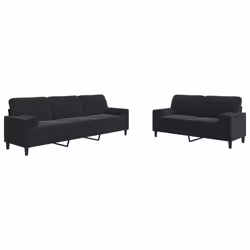 VidaXL 3278496, Noir, mousse, Métal, Polyester, Polywood, Textile, 2,26 m, 77 cm, 80 cm