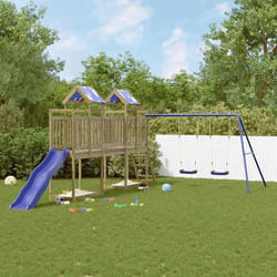 Aire De Jeux D'Extérieur Bois De Pin Imprégné Vidaxl