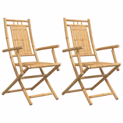 VidaXL 3278514, Terrace, Siège rembourré, Bambou, 45 cm