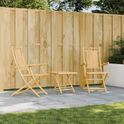 VidaXL 3278514 chaise d'extérieur Terrace Siège rembourré Bambou