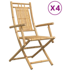 VidaXL 3278515 chaise d'extérieur Terrace Siège rembourré Bambou