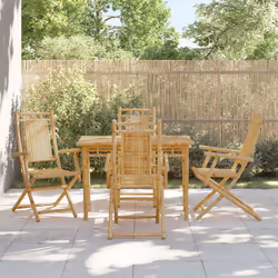 VidaXL 3278515 chaise d'extérieur Terrace Siège rembourré Bambou