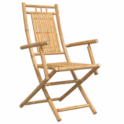 VidaXL 3278515 chaise d'extérieur Terrace Siège rembourré Bambou