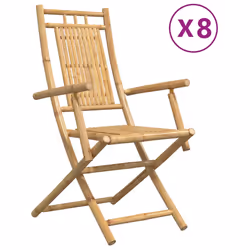 VidaXL 3278516, Terrace, Siège rembourré, Bambou, 45 cm