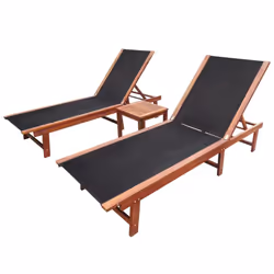 VidaXL 3279247, Linge, Siège rembourré, Bois d'acacia, 660 mm, 2000 mm, 340 mm