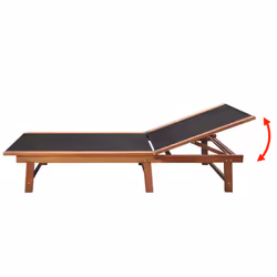VidaXL 3279247 chaise d'extérieur Linge Siège rembourré Bois d'acacia - Vue supplémentaire 5