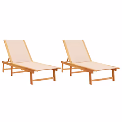 VidaXL 3279248, Linge, Siège rembourré, Bois d'acacia, Tissu, 110 kg, 2000 mm, 660 mm