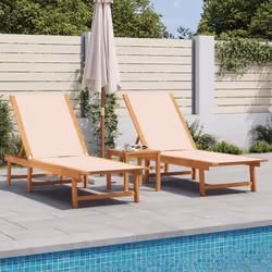 VidaXL 3279252 chaise d'extérieur Linge Siège rembourré Bois d'acacia