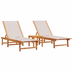 VidaXL 3279253, Linge, Siège rembourré, Bois d'acacia, 110 kg, 400 mm, 400 mm
