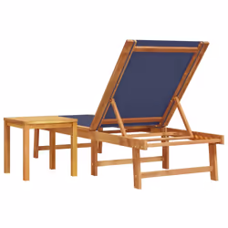 VidaXL 3279254 chaise d'extérieur Linge Siège rembourré Bois d'acacia - Vue supplémentaire 5