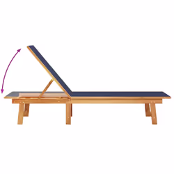 VidaXL 3279254 chaise d'extérieur Linge Siège rembourré Bois d'acacia - Vue supplémentaire 6