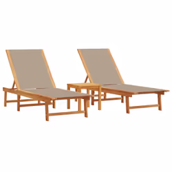 VidaXL 3279255, Linge, Siège rembourré, Bois d'acacia, 110 kg, 400 mm, 400 mm