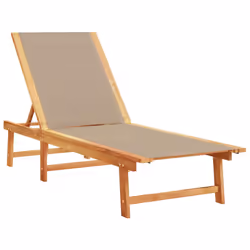 VidaXL 3279255 chaise d'extérieur Linge Siège rembourré Bois d'acacia
