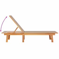 VidaXL 3279255 chaise d'extérieur Linge Siège rembourré Bois d'acacia - Vue supplémentaire 5