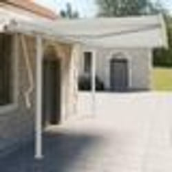 vidaXL Ensemble à manger de jardin 9pcs bois d'acacia solide textilène
