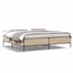 vidaXL Cadre de lit sans matelas chêne sonoma 180x200 cm - 180 x 200 cm