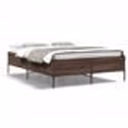 vidaXL Cadre de lit sans matelas chêne marron 140x190 cm - 140 x 190 cm