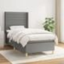 vidaXL Cadre de lit sans matelas chêne fumé 135x190 cm - 135 x 190 cm