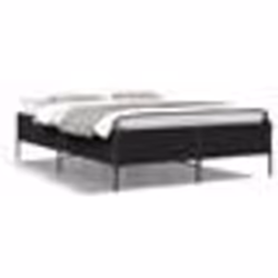 vidaXL Cadre de lit sans matelas noir 120x190 cm - 120 x 190 cm