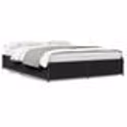 vidaXL Cadre de lit sans matelas noir 120x200 cm - 120 x 200 cm