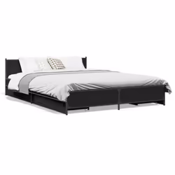 VidaXL 3279947, Noir, 1380 mm, 193 cm, 565 mm, 1350 x 1900 mm, 14 cm