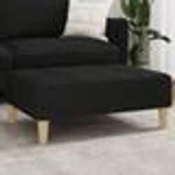 vidaXL Repose-pied noir 77x55x31 cm tissu