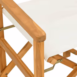 VidaXL 4008507 chaise d'extérieur Terrace Polyester, Teck - Vue supplémentaire 7