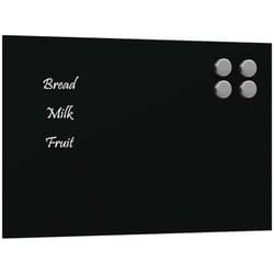 Vidaxl - Tableau noir magnétique mural Noir 30x20 cm Verre trempé