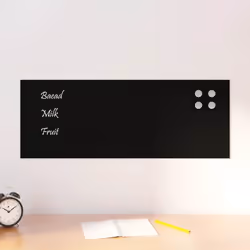 Les annonces spéciales ou les messages quotidiens auront l'air concis et bien organisés avec ce tableau noir magnétique mural ...