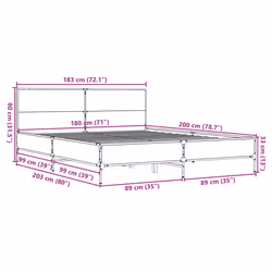 VidaXL 3280017 sommier - Vue supplémentaire 8