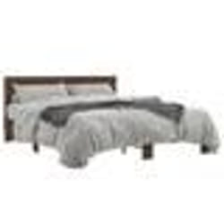 vidaXL Cadre de lit sans matelas chêne marron 150x200 cm - 150 x 200 cm