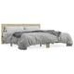 vidaXL Cadre de lit sans matelas chêne sonoma 200x200 cm - 200 x 200 cm