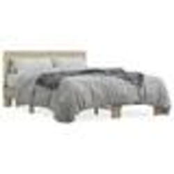 vidaXL Cadre de lit sans matelas chêne sonoma 120x190 cm - 120 x 190 cm
