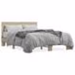 vidaXL Cadre de lit sans matelas chêne sonoma 140x190 cm - 140 x 190 cm