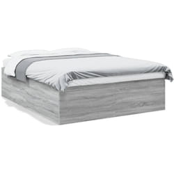 Vidaxl - Cadre de lit sonoma gris 160x200 cm bois d'ingénierie
