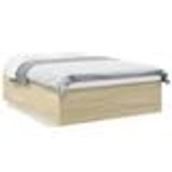 vidaXL Cadre de lit sans matelas chêne sonoma 150x200 cm - 150 x 200 cm