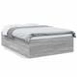 vidaXL Cadre de lit sans matelas sonoma gris 120x200 cm - 120 x 200 cm