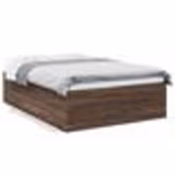 vidaXL Cadre de lit sans matelas chêne marron 120x200 cm - 120 x 200 cm