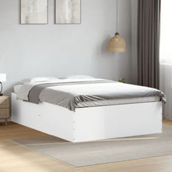 Vidaxl - Cadre de lit Blanc 120x190 cm bois d'ingénierie
