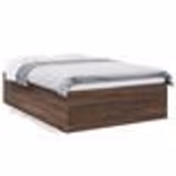 vidaXL Cadre de lit sans matelas chêne marron 120x190 cm - 120 x 190 cm