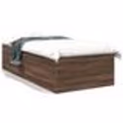 vidaXL Cadre de lit sans matelas chêne marron 100x200 cm - 100 x 200 cm