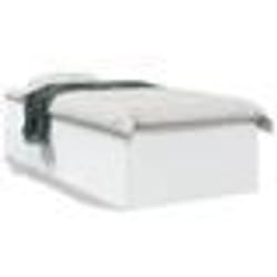 vidaXL Cadre de lit sans matelas blanc 90x200 cm - 90 x 200 cm
