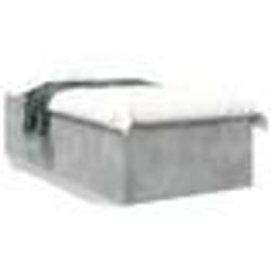 vidaXL Cadre de lit sans matelas gris béton 90x190 cm - 90 x 190 cm