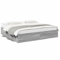 Vidaxl - Cadre de lit sans matelas sonoma gris 180x200 cm