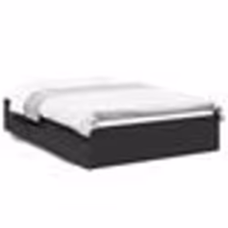 vidaXL Cadre de lit sans matelas noir 120x190 cm - 120 x 190 cm