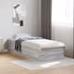 vidaXL Cadre de lit sans matelas sonoma gris 100x200 cm - 100 x 200 cm