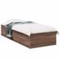 vidaXL Cadre de lit sans matelas chêne marron 100x200 cm - 100 x 200 cm