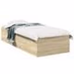 vidaXL Cadre de lit sans matelas chêne sonoma 90x200 cm - 90 x 200 cm