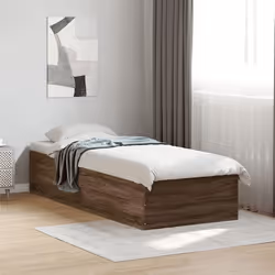 vidaXL Cadre de lit sans matelas chêne marron 90x190 cm - 90 x 190 cm