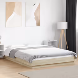 Obtenez une meilleure nuit de sommeil reposante grâce à ce cadre de lit avec lumières LED ! Il est un supplément accueillant  ...